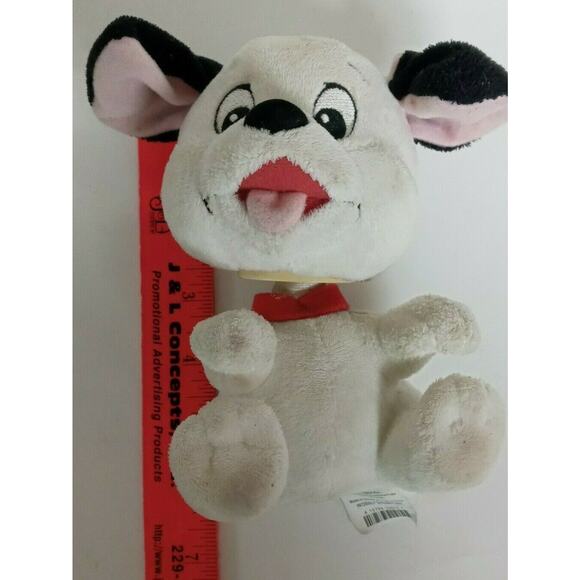 Disney Store 101 Dalmatians Bobblehead Plush Dog Puppy Vintage Disney Toy 7" - Picture 11 of 12